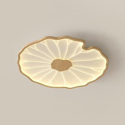 Miramere Lotus Leaf Acrylic Flush Mount Ceiling Light