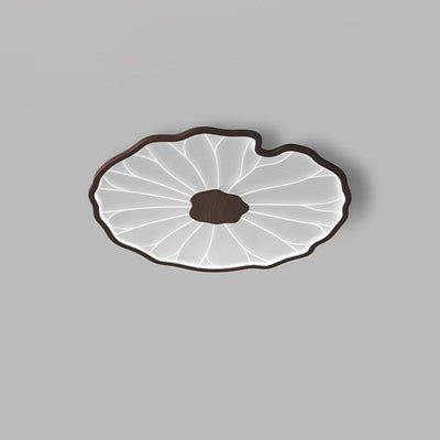Miramere Lotus Leaf Acrylic Flush Mount Ceiling Light