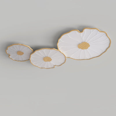 Miramere Lotus Leaf Acrylic Flush Mount Ceiling Light