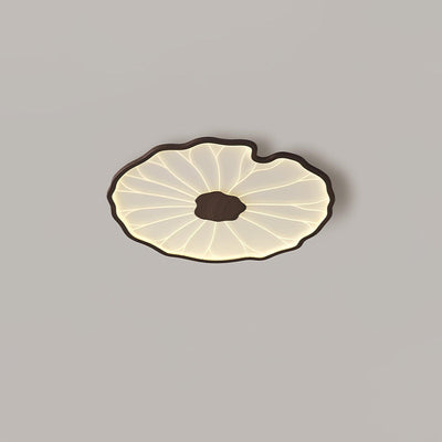Miramere Lotus Leaf Acrylic Flush Mount Ceiling Light