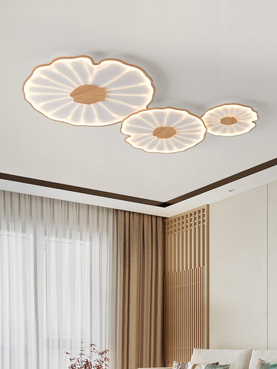 Miramere Lotus Leaf Acrylic Flush Mount Ceiling Light