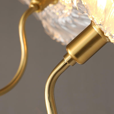 Velorora Chandelier Lotus Leaf Glass
