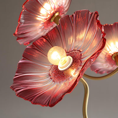 Velorora Chandelier Lotus Leaf Glass