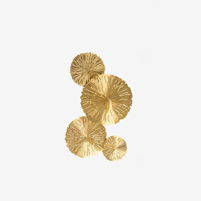 Rylso Wall Lamp Lotus Leaf Brass