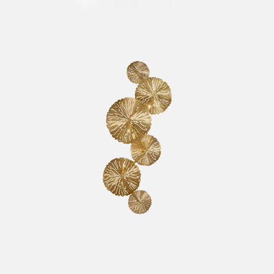 Rylso Wall Lamp Lotus Leaf Brass