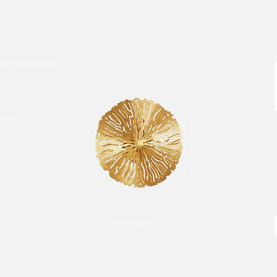 Rylso Wall Lamp Lotus Leaf Brass