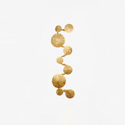Rylso Wall Lamp Lotus Leaf Brass