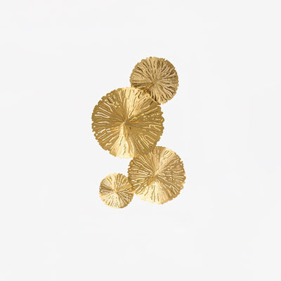 Rylso Wall Lamp Lotus Leaf Brass