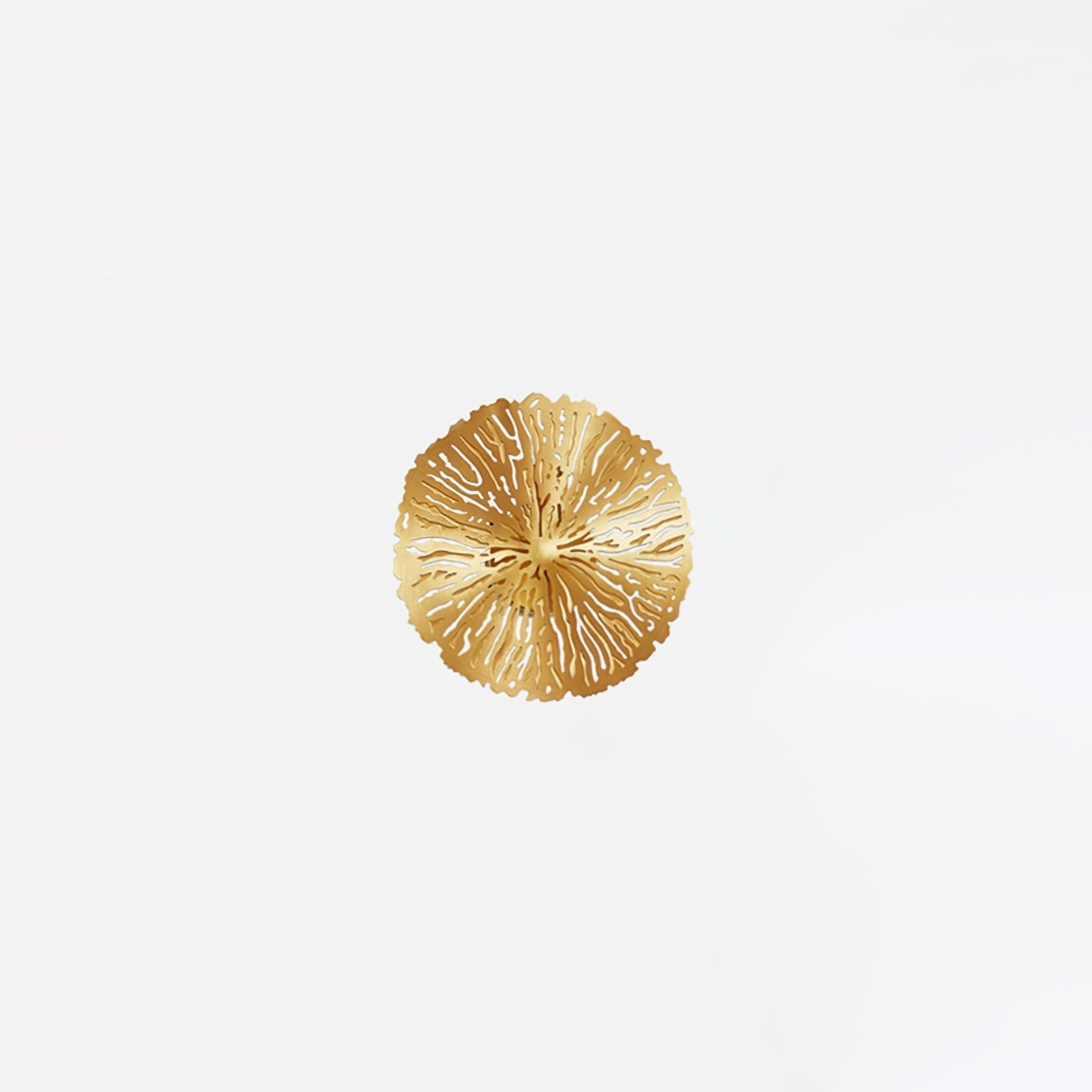 Rylso Wall Lamp Lotus Leaf Brass