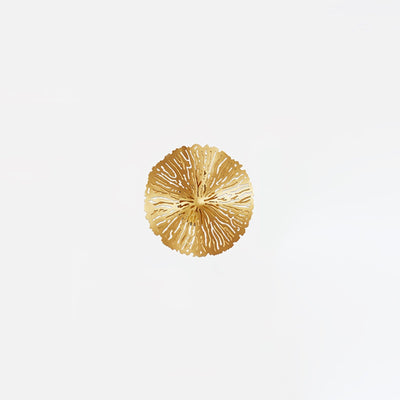 Rylso Wall Lamp Lotus Leaf Brass