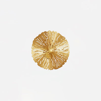 Rylso Wall Lamp Lotus Leaf Brass