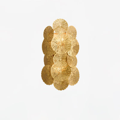 Rylso Wall Lamp Lotus Leaf Brass