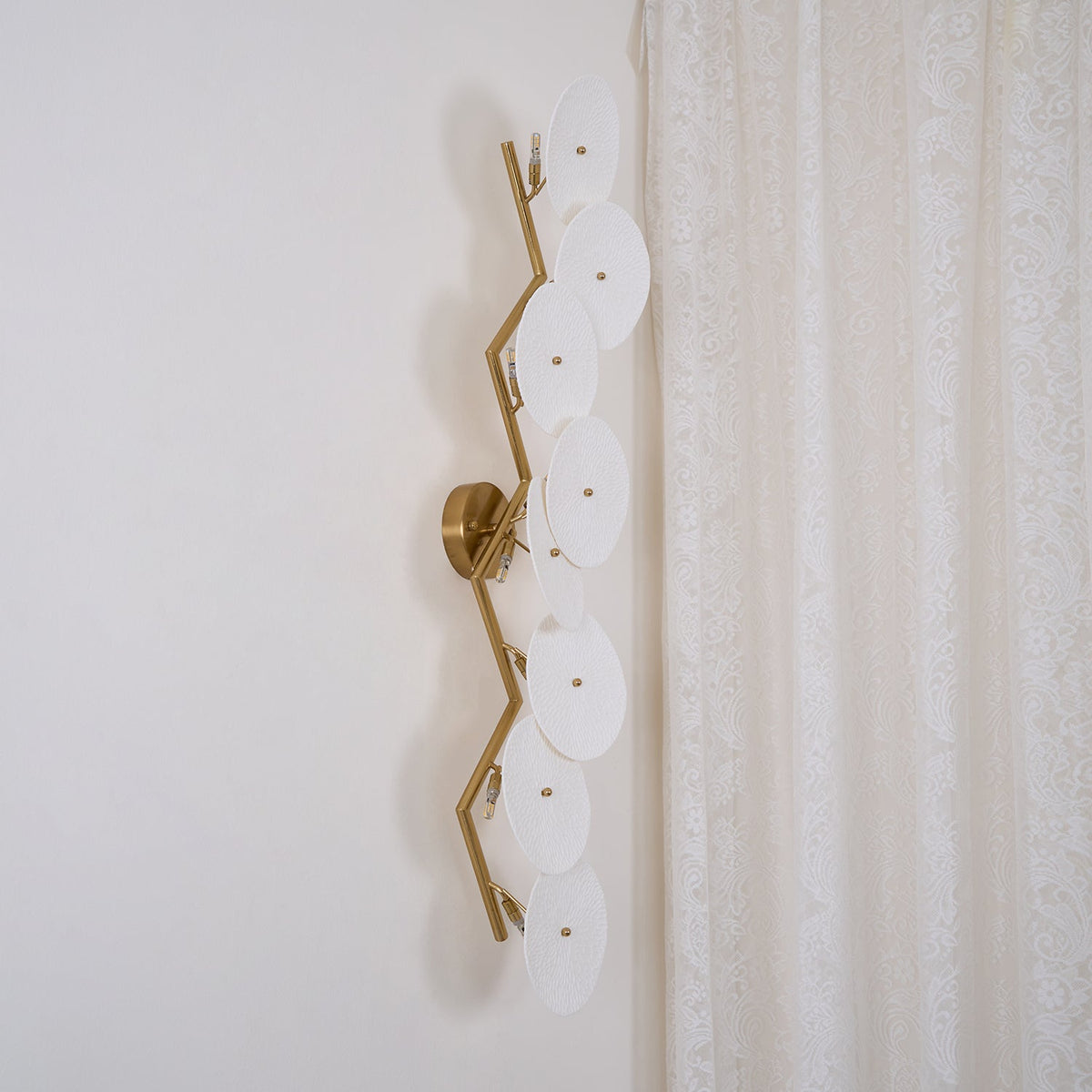 Fairhaven Lotus Petal Indoor Wall Light