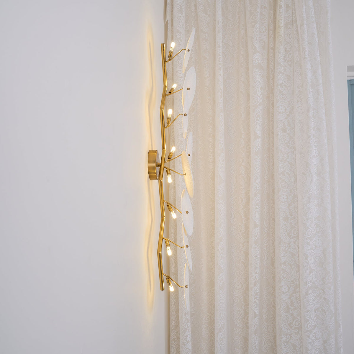 Fairhaven Lotus Petal Indoor Wall Light