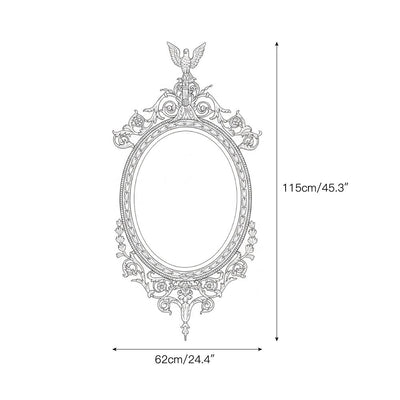 Aldenenne Belle Wood Flat Wall Mirror