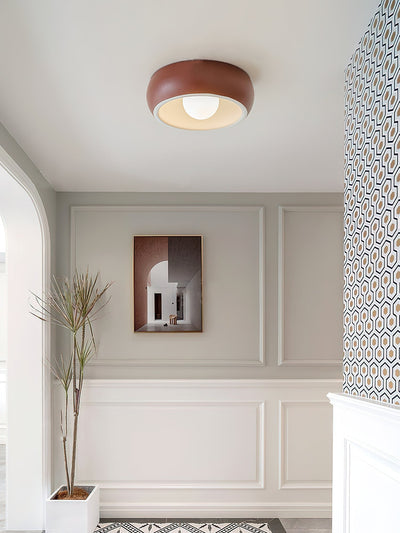Talemu Modern Minimalist Round Glass Ceiling Light