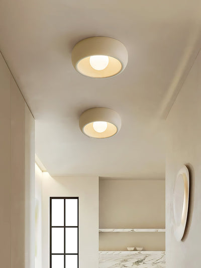 Talemu Modern Minimalist Round Glass Ceiling Light