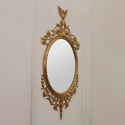 Aldenenne Belle Wood Flat Wall Mirror