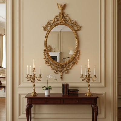 Aldenenne Belle Wood Flat Wall Mirror