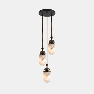 Whitcombe Alabaster Rod Pendant Lamp