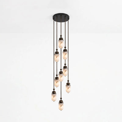 Whitcombe Alabaster Rod Pendant Lamp
