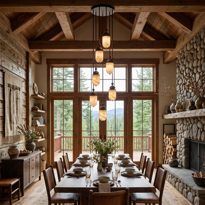 Whitcombe Alabaster Rod Pendant Lamp