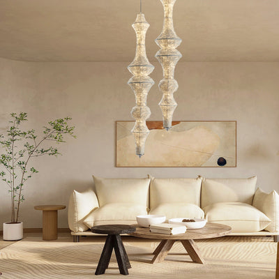 Vozoryra Textured Paper Pendant Light