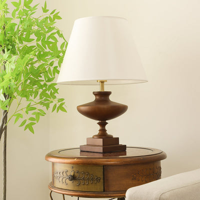 Liorat Wood & Fabric Table Lamp