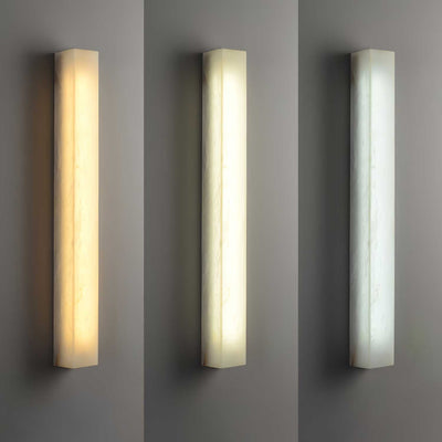 Alborella Cylindrical Alabaster Wall Light