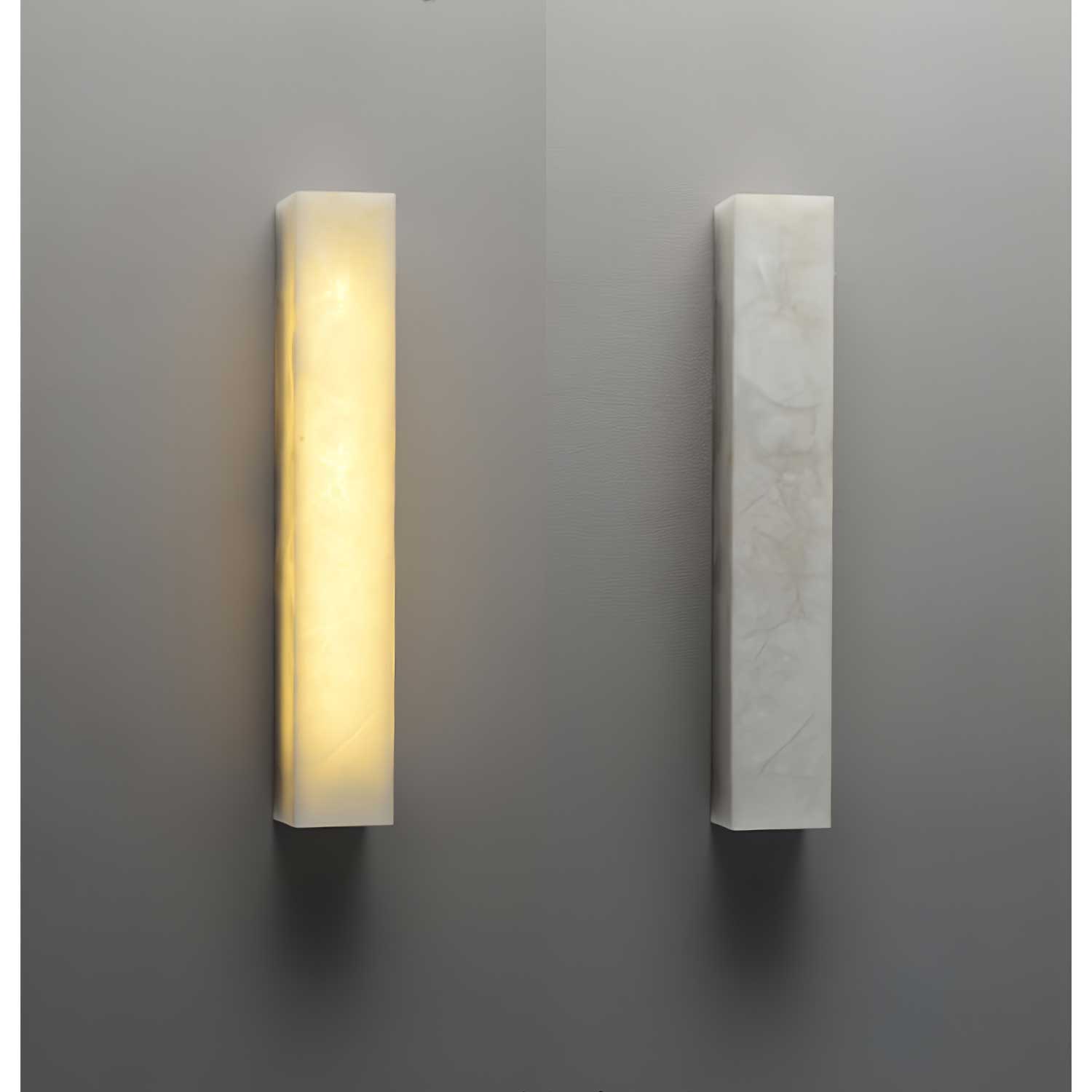Alborella Cylindrical Alabaster Wall Light