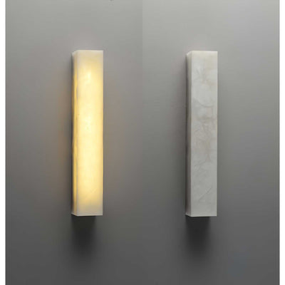 Alborella Cylindrical Alabaster Wall Light