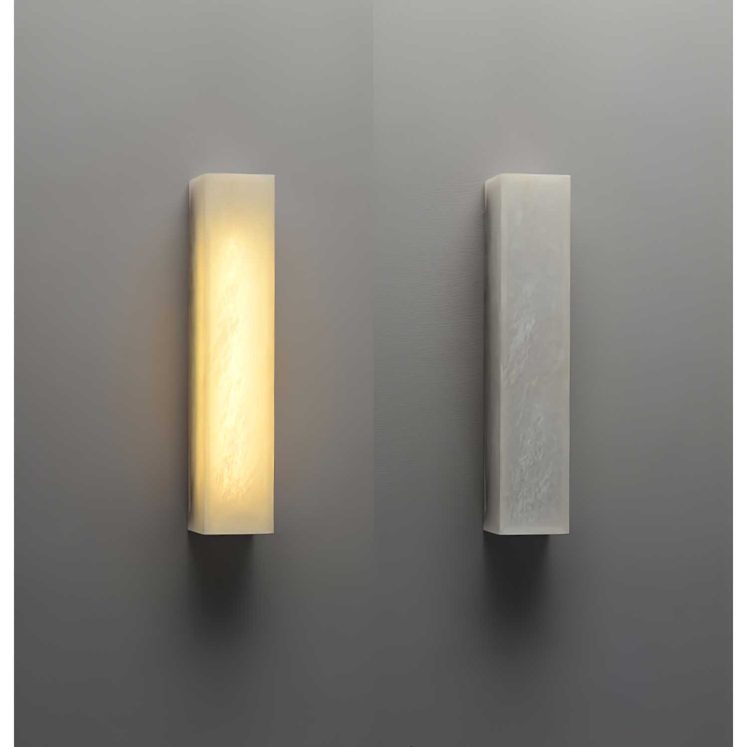 Alborella Cylindrical Alabaster Wall Light