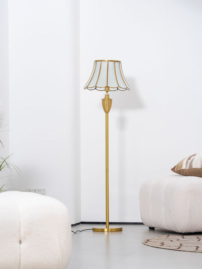 Caselette Brass Luxury Floor Lamp