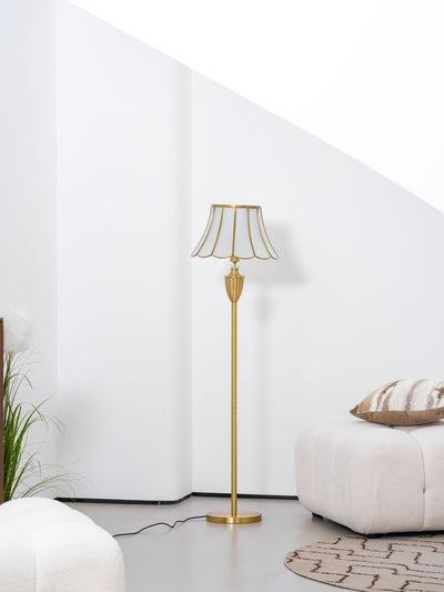 Caselette Brass Luxury Floor Lamp