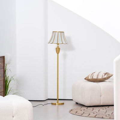 Caselette Brass Luxury Floor Lamp