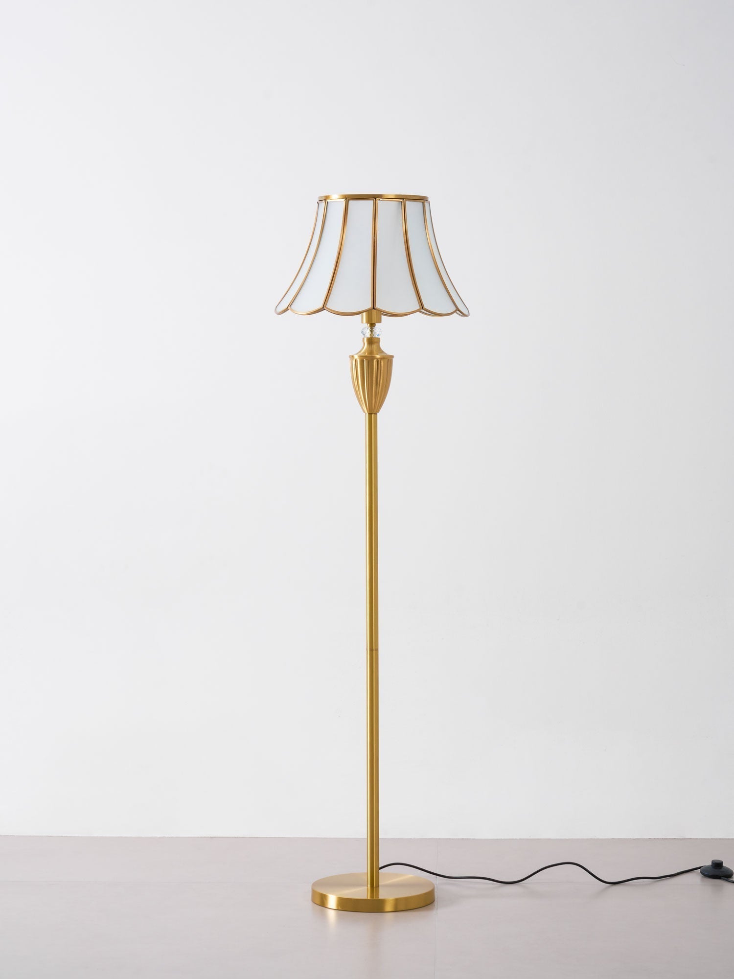Caselette Brass Luxury Floor Lamp