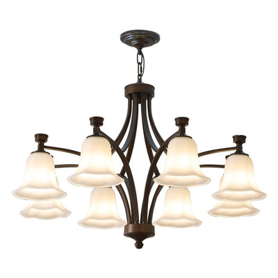 Viloros Traditional Premium Bell Glass Chandelier