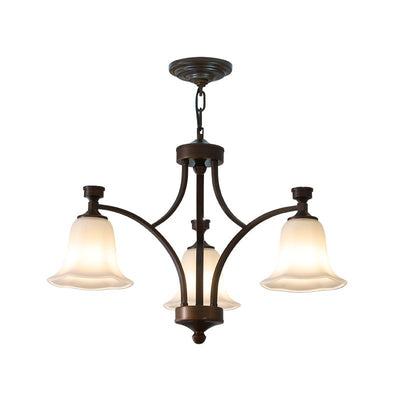 Viloros Traditional Premium Bell Glass Chandelier
