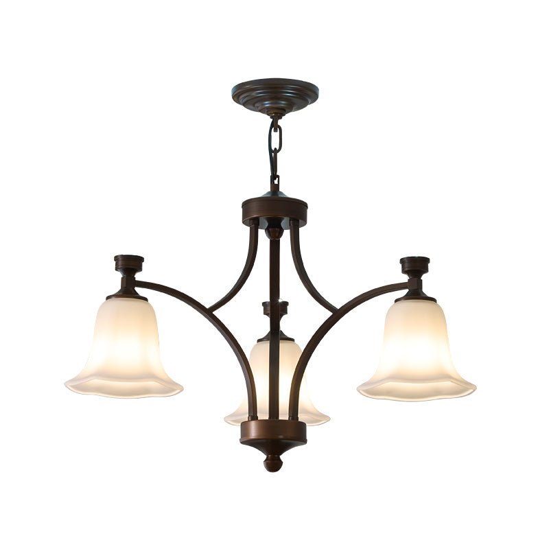 Viloros Traditional Premium Bell Glass Chandelier