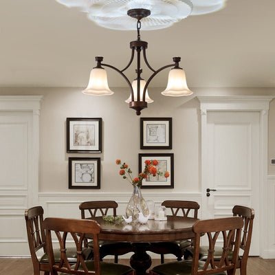 Viloros Traditional Premium Bell Glass Chandelier