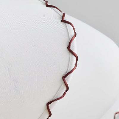 Lucian Pendant Lamp Scalloped Pleated Fabric - Neutral Decor