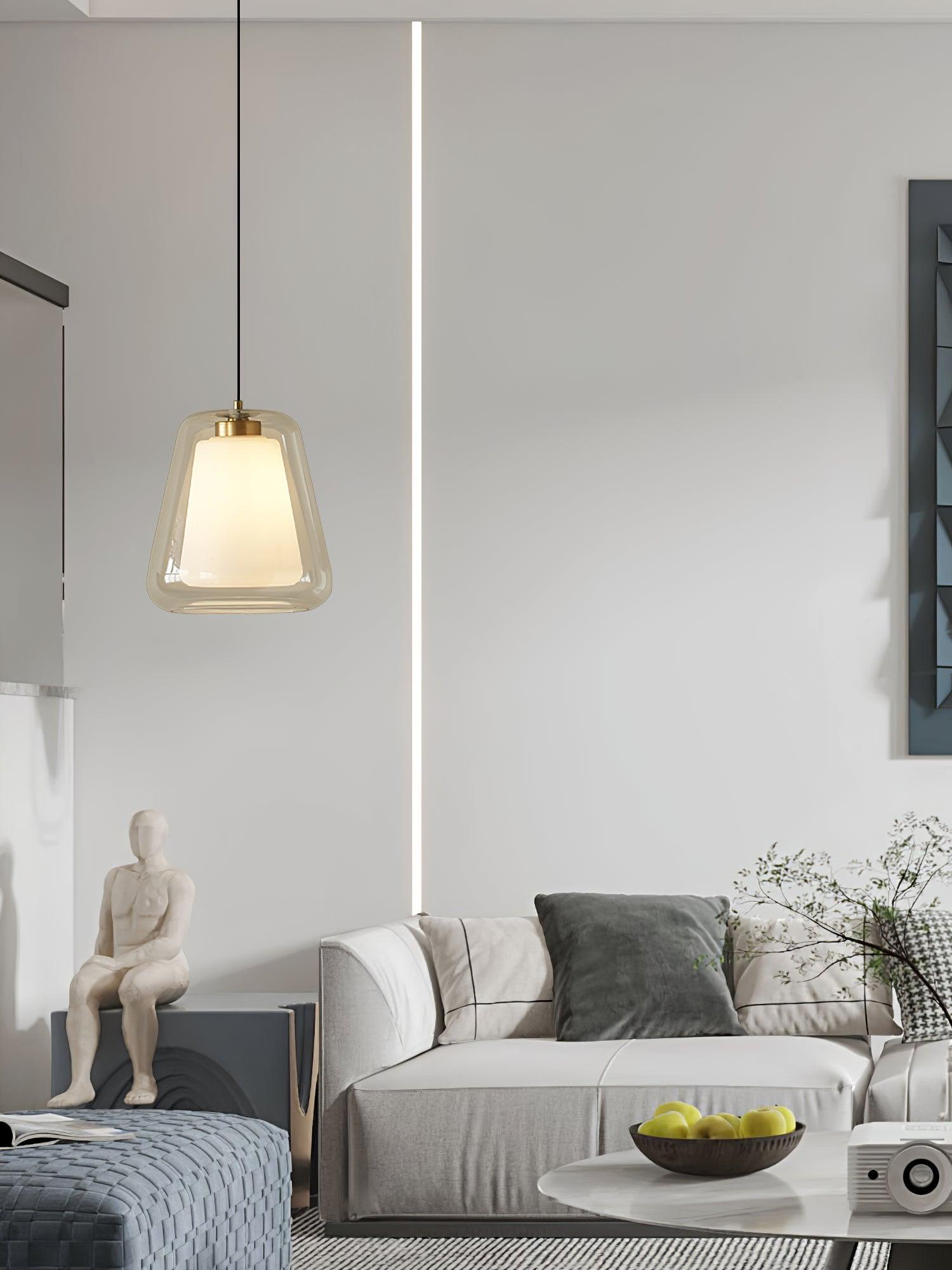 Ate Gold Contemporary Pendant Light