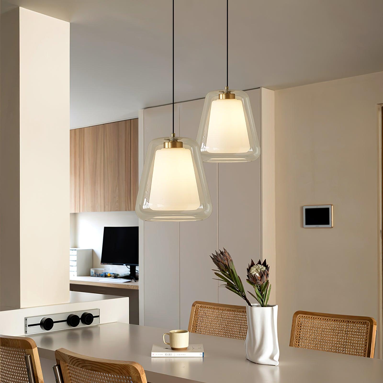 Ate Gold Contemporary Pendant Light