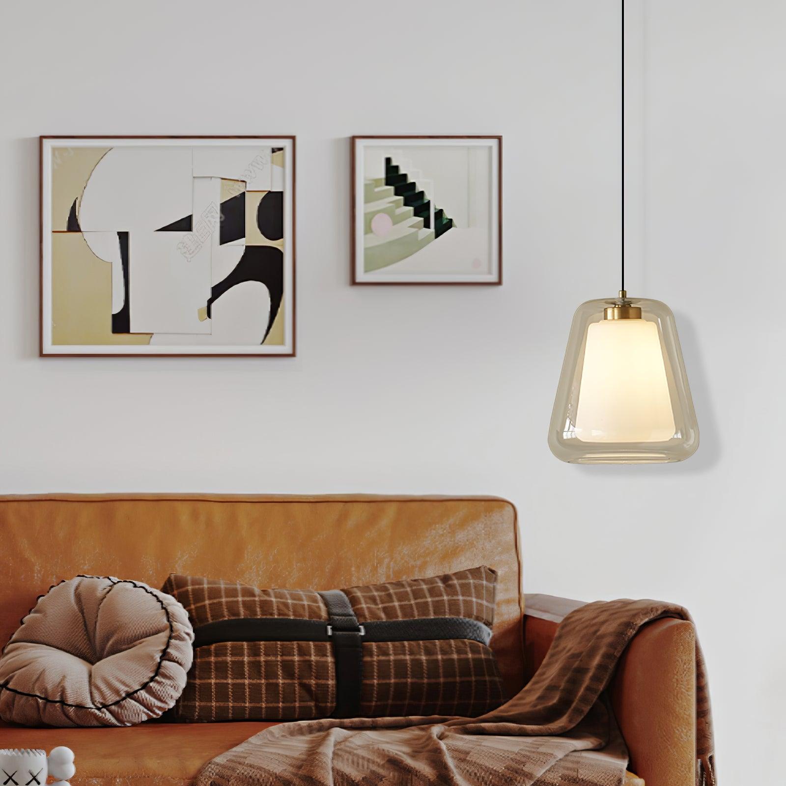 Ate Gold Contemporary Pendant Light
