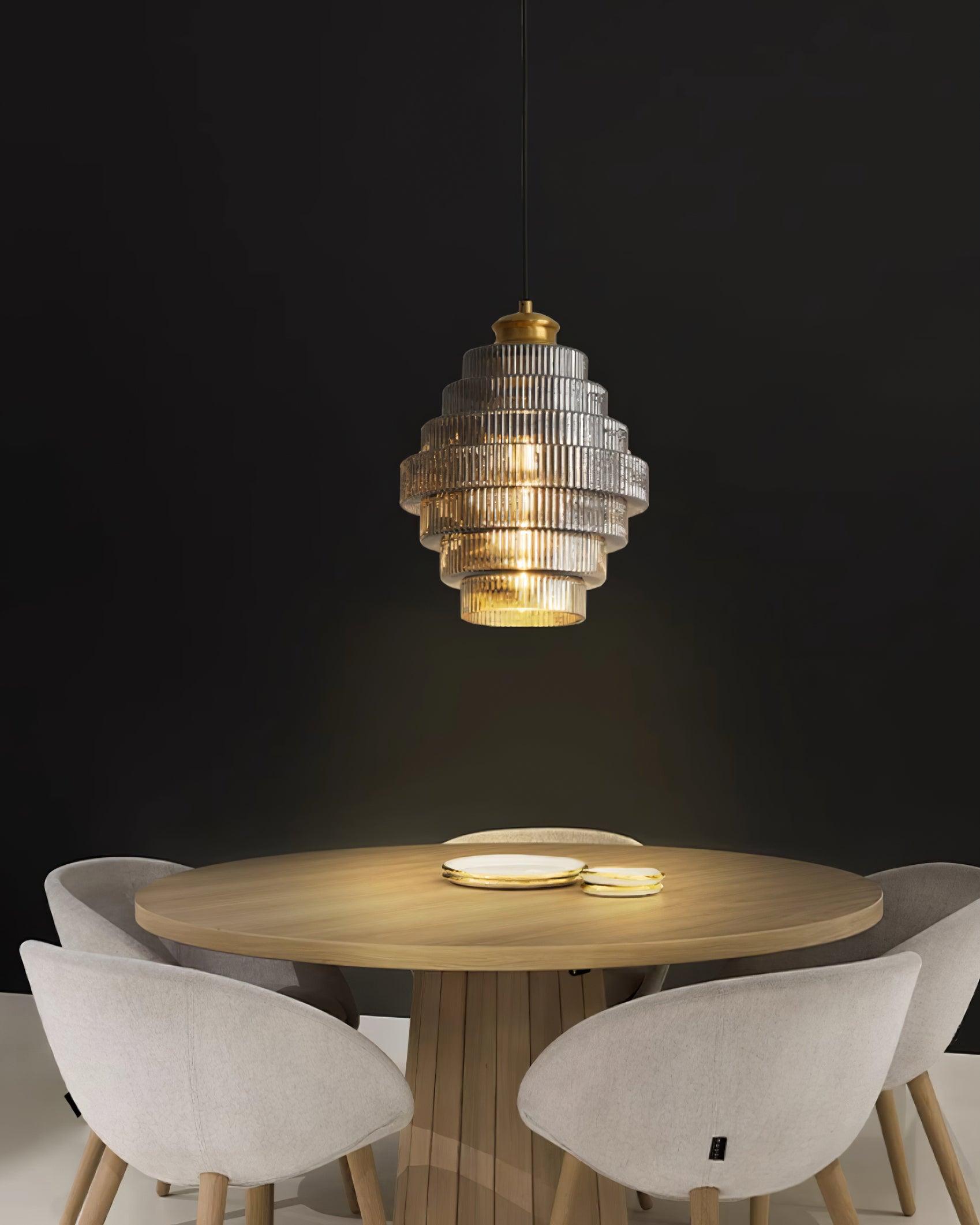 Amara Glass Pendant Lamp - Neutral Decor