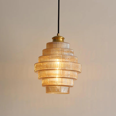 Amara Glass Pendant Lamp - Neutral Decor