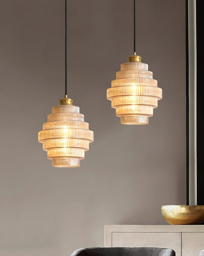 Amara Glass Pendant Lamp - Neutral Decor