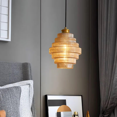 Amara Glass Pendant Lamp - Neutral Decor
