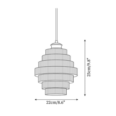 Amara Glass Pendant Lamp - Neutral Decor