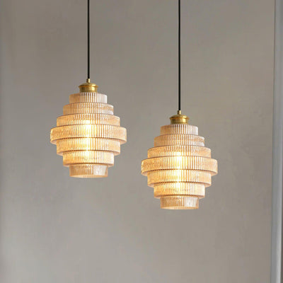 Amara Glass Pendant Lamp - Neutral Decor
